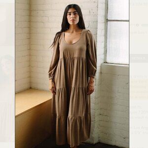 Rachel Pally Alice Linen Dress, Hazelnut Perfect Condition, XS